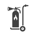 Moveable Extinguisher Royalty Free Stock Photo