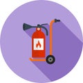 Moveable Extinguisher Royalty Free Stock Photo