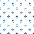 Movember - prostate cancer awareness month. Men`s health concept seamless pattern.