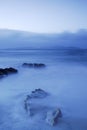 Movement in Barcas beach near Vigo Royalty Free Stock Photo