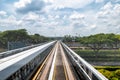 Movement of High-speed rail Royalty Free Stock Photo