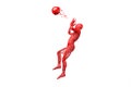 Movement red blood veins arteries, aorta knit tangled body muscles basketball health powerful strength. medical sports science.