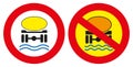 The movement of vehicles carrying substances that pollute water is prohibited