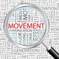 MOVEMENT. Royalty Free Stock Photo