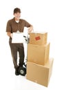 Mover - Sign for Delivery Royalty Free Stock Photo