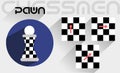 The moves of the chess pawn