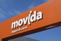 Movida car rental company store facade Ã¢â¬â illustrative image