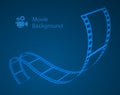 Movie abstract background