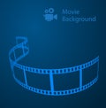 Movie abstract background