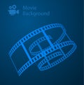 Movie abstract background