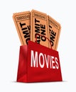 Movie business box Royalty Free Stock Photo
