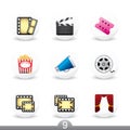 Movie buttons...series no.9 Royalty Free Stock Photo