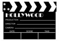 Movie clapboard Royalty Free Stock Photo