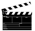 Movie clapboard Royalty Free Stock Photo