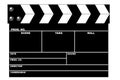 Movie clapboard Royalty Free Stock Photo