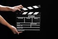 Movie clapper board Royalty Free Stock Photo