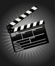 Movie clapper board Royalty Free Stock Photo