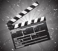 Movie clapper board Royalty Free Stock Photo