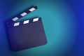 Movie clapper board Royalty Free Stock Photo