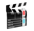 Movie Clapper Board with 3d Anaglyph Glass