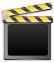 Movie clapper, clapboard, clapperboard, film slate Royalty Free Stock Photo