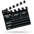Movie Clapper Icon Royalty Free Stock Photo
