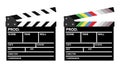 Movie clappers Royalty Free Stock Photo