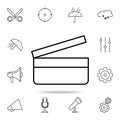 movie cracker icon. Detailed set of simple icons. Premium graphic design. One of the collection icons for websites, web design, Royalty Free Stock Photo