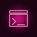 movie cracker icon. Elements of web in neon style icons. Simple icon for websites, web design, mobile app, info graphics