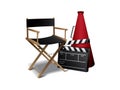 Movie director chair