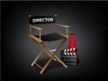Movie director chair