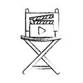 Movie entertainment set icons