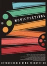 Movie festival poster design