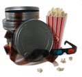 movie film canisters Royalty Free Stock Photo