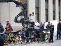 Movie Film Crew on location RIPD movie Royalty Free Stock Photo