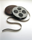 Movie film Reel & Can Royalty Free Stock Photo