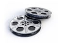 Movie films spool Royalty Free Stock Photo