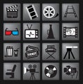 Movie icon set