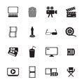 Movie icons set
