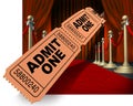 Movie Night Red Carpet Royalty Free Stock Photo