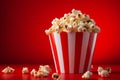 Movie Popcorn movie night party fun Royalty Free Stock Photo