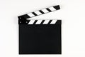 Movie production clapper board Royalty Free Stock Photo