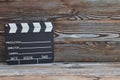 Movie production clapper board Royalty Free Stock Photo