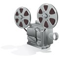 Movie Projector with clipping path