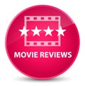 Movie reviews elegant pink round button