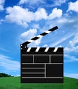 Movie slate Royalty Free Stock Photo