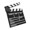 Movie Slate Clapper Board Isolated