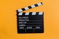 Movie slateboard clapper Royalty Free Stock Photo