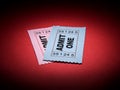 Movie stub Royalty Free Stock Photo