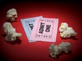 Movie stub Royalty Free Stock Photo